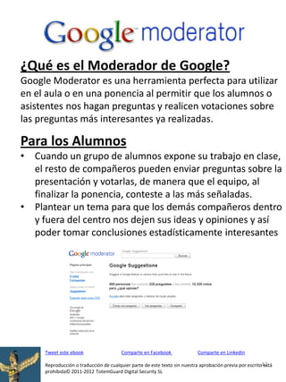 Herramientas educativas de google | PDF