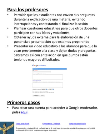 Herramientas educativas de google | PDF