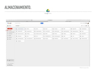 ALMACENAMIENTO.
@dchicapardo
 