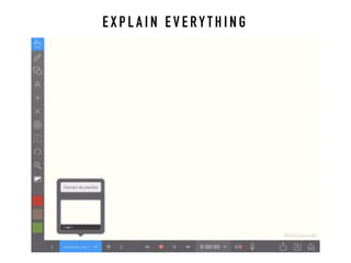E X P L A I N E V E RY T H I N G
@dchicapardo
 