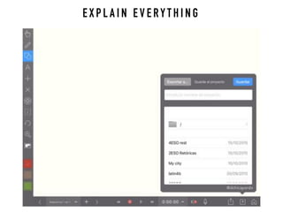 E X P L A I N E V E RY T H I N G
@dchicapardo
 