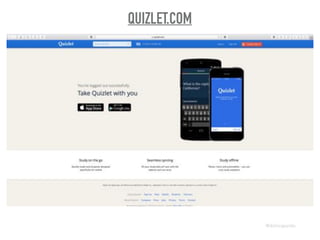 QUIZLET.COM
@dchicapardo
 