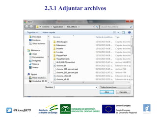 2.3.1 Adjuntar archivos
 
