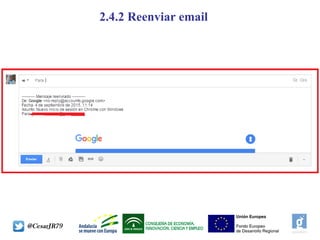 2.4.2 Reenviar email
 