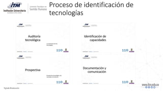 Proceso de identificación de
tecnologías
 