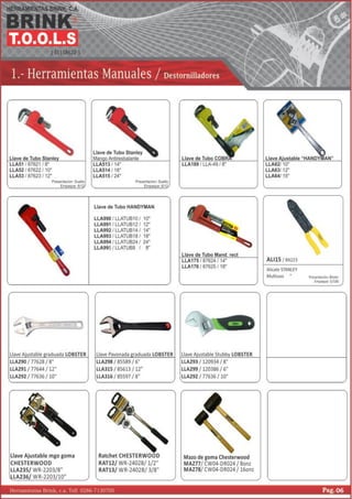 Herramientas manuales