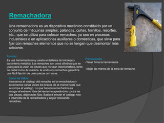 Herramientas Manuales (Su Función, Como se usa y Sus Riesgos)