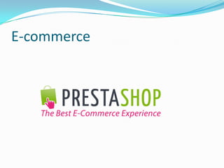 E-commerce
 