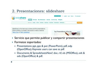 Herramientas de la Web 2.0