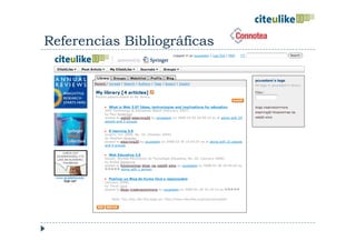 Herramientas de la Web 2.0