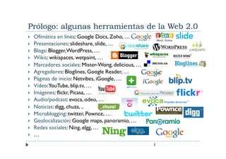 Herramientas de la Web 2.0