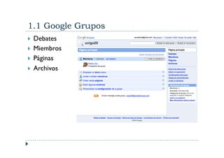 Herramientas de la Web 2.0