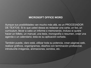 Microsoft Office Excel
