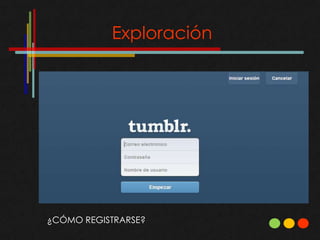 Exploración




¿CÓMO REGISTRARSE?
 