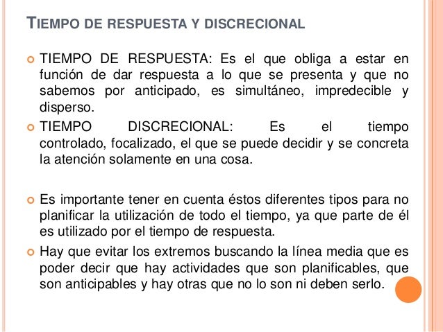 Herramientas para la administración del tiempo