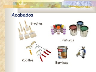Acabados Brochas Rodillos Barnices Pinturas 