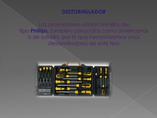 Herramientas para reparar tu pc