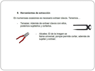 Herramientas para trabajar la madera