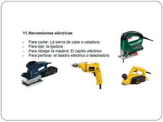 Herramientas para trabajar la madera
