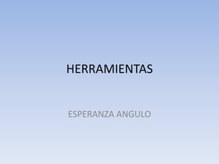 HERRAMIENTAS ESPERANZA ANGULO 