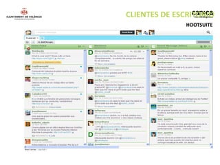 CLIENTES DE ESCRITORIO
              HOOTSUITE
 