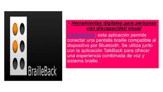 Brailleback herramientas tecnológicas utilizadas en la educación para personas con ...