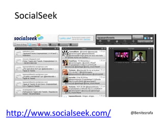 SocialSeek




http://www.socialseek.com/   @Benitezrafa
 