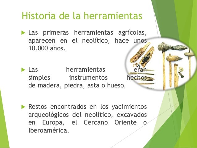 Herramientas usadas por el hombre
