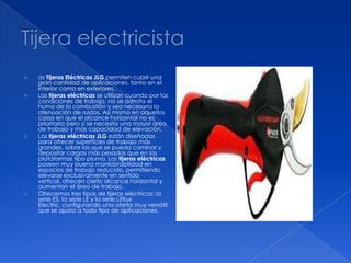 Herramientas utilizadas electricidad y electrónica