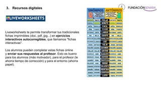 Herramientas virtuales en la educación