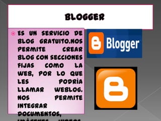  google Docs Google docs es un programa gratuito basado en web para crear documentos en línea con la posibilidad de colaborar en grupo.. 
