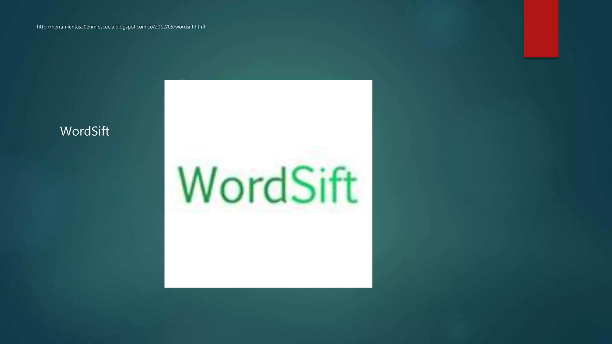 http://herramientas20enmiescuela.blogspot.com.co/2012/05/wordsift.html
WordSift