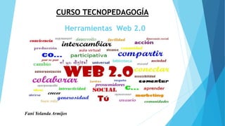 Herramientas Web 2.0
Fani Yolanda Armijos
CURSO TECNOPEDAGOGÍA
 