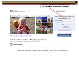 Escribe el correo electrónico 