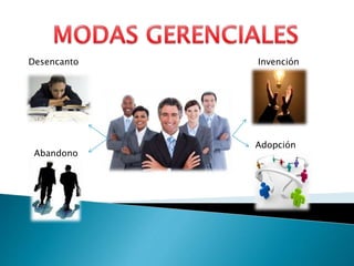 Invención
Adopción
Desencanto
Abandono
 