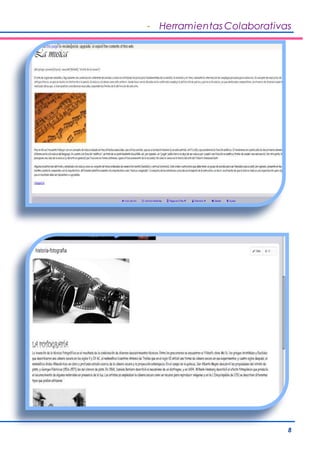 - Herramientas Colaborativas 
8 
 