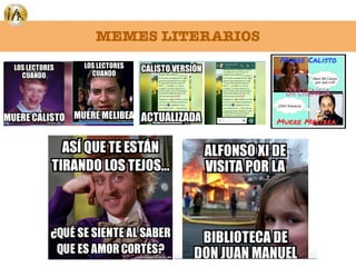 MEMES LITERARIOS
 