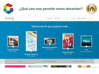¿Qué uso nos permite como docentes?
 