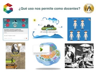 ¿Qué uso nos permite como docentes?
 