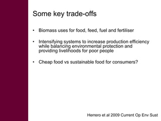 Livestock and greenhouse gas emissions: Mitigation options and trade-offs