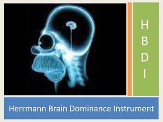 Herrmann Brain Dominance Instrument HBDI 