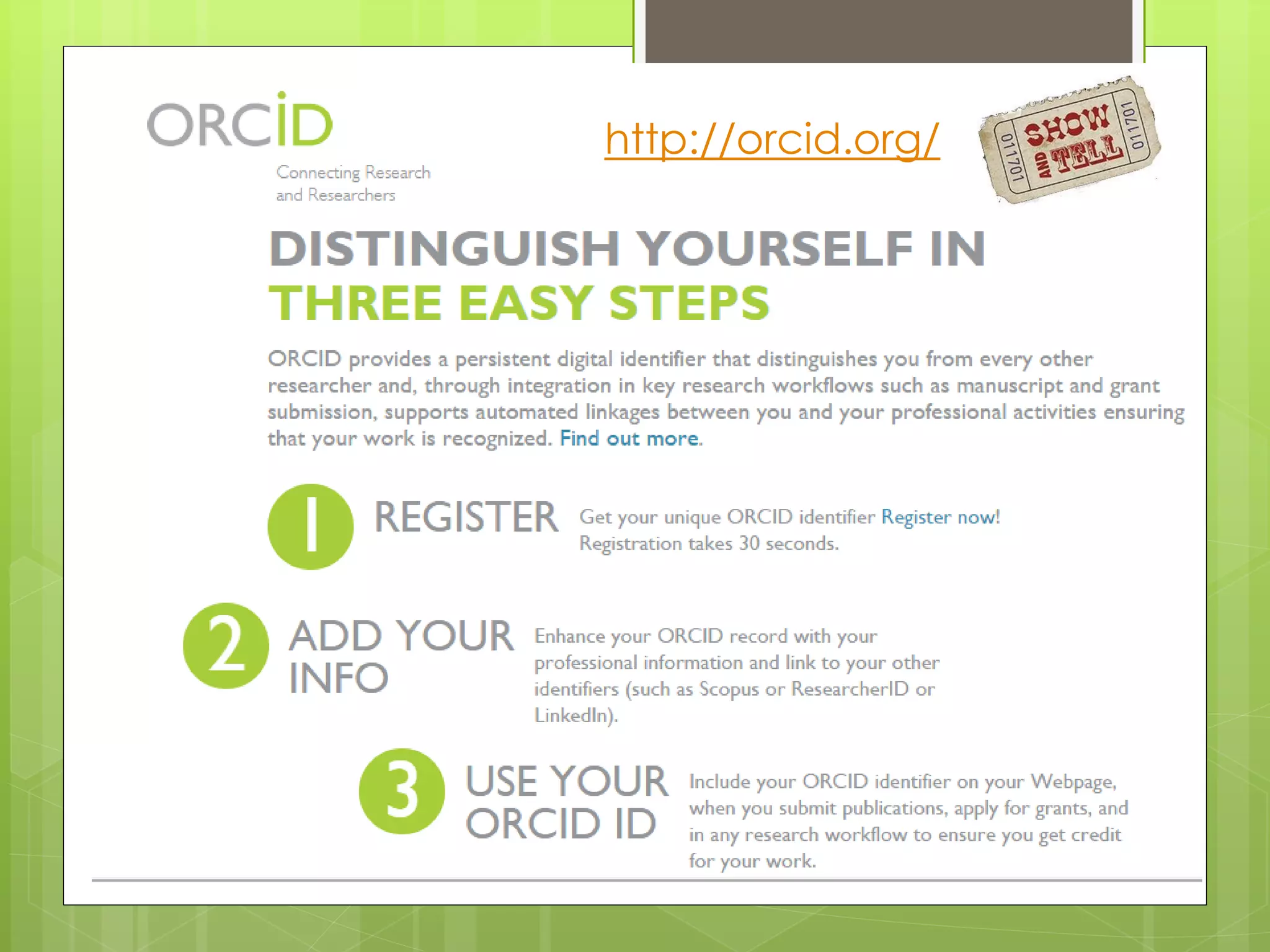 http://orcid.org/ 
http://orcid.org/  