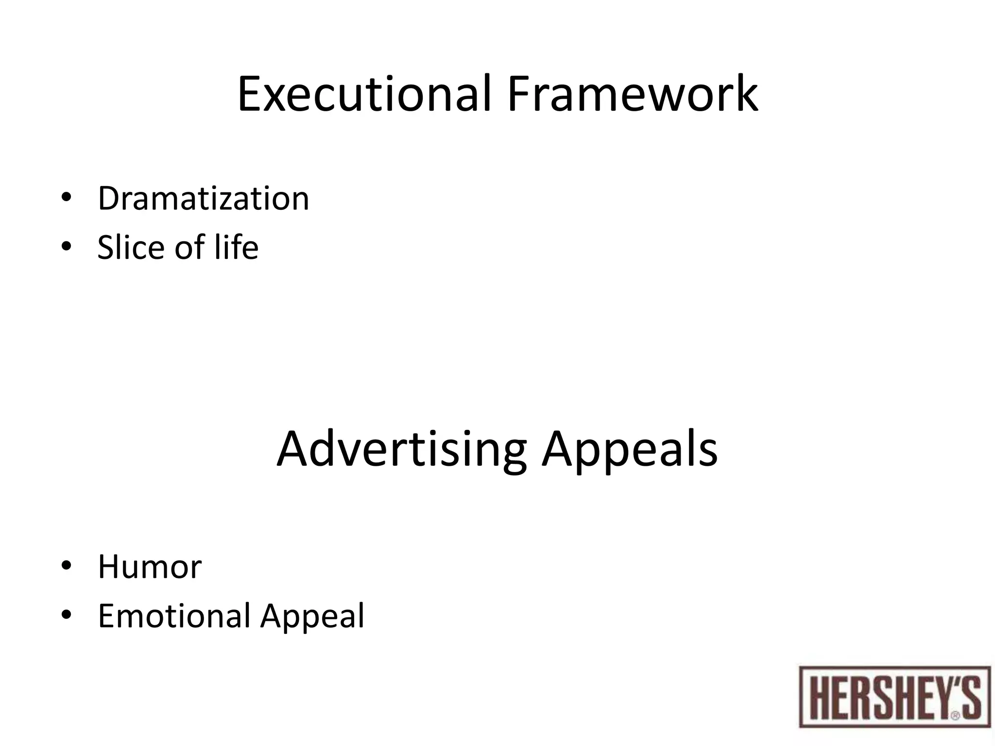 Why should they think this?The fact that Hershey’s has 300 different types of chocolates that would satisfy all tastes of customers in any occasionWe want our target to associate Hershey’s as the factor that brings them together even though they are from many different nationalities that live in the same countryThe common factor that they all share is their love for chocolate which brings them all together as one unique culture