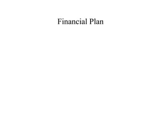 Financial Plan 