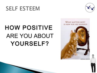HOW POSITIVE
ARE YOU ABOUT
 YOURSELF?
 