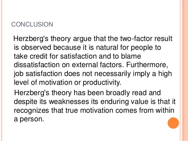 Herzberg two factor theory 1959 pdf. Employee Needs and 