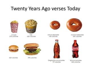 Twenty Years Ago verses Today
 