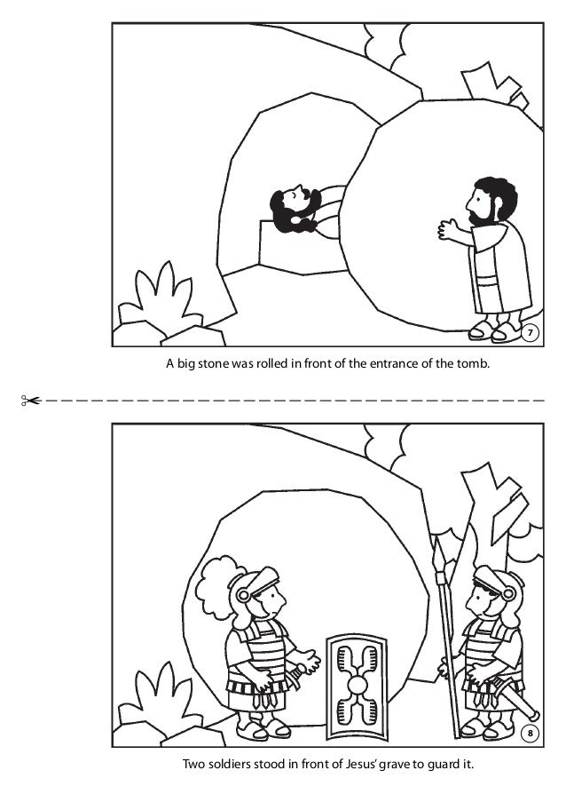 He Is Not Here Tomb Coloring Page He Is Not Here Tomb Coloring Page
