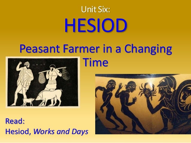 hesiod works days hesiod s works and days