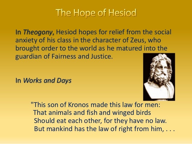 Hesiod works & days